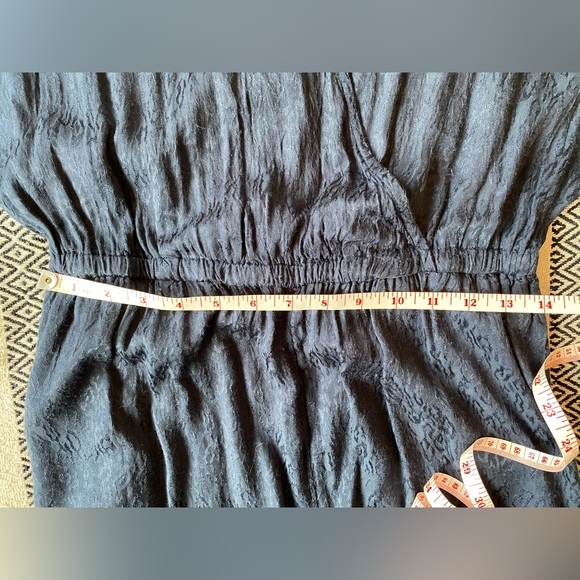 Anthropologie MAEVE Jacqueline Jacquard Jumpsuit in Navy - size small petite - Picture 11 of 16